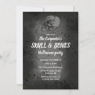 Invitación Calavera de Halloween