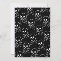 Calavera y huesos cruzados