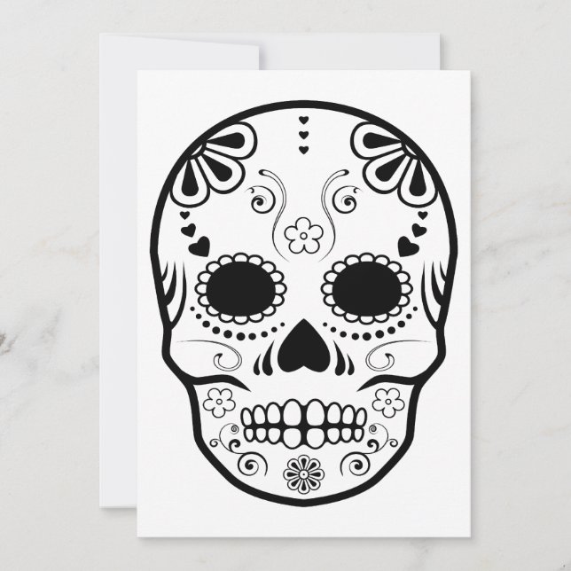 Invitación calaveras de azúcar : 1 (Anverso)