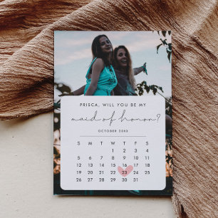 Invitación Calendario de propuesta de propuesta de la moderna