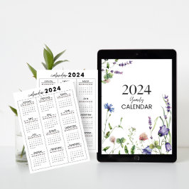 Invitación calendarios de 2024 a lo largo del año
