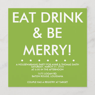 Invitación Calentamiento de casas