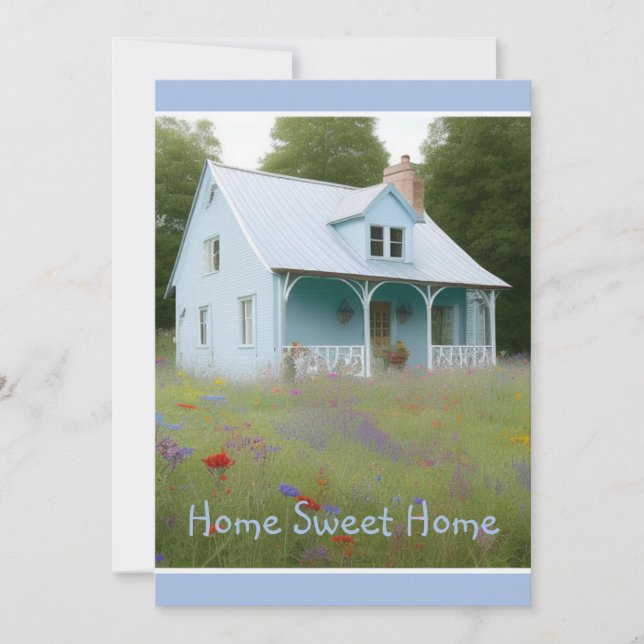 Invitación Calentamiento de casas de la Casa Azul (Anverso)