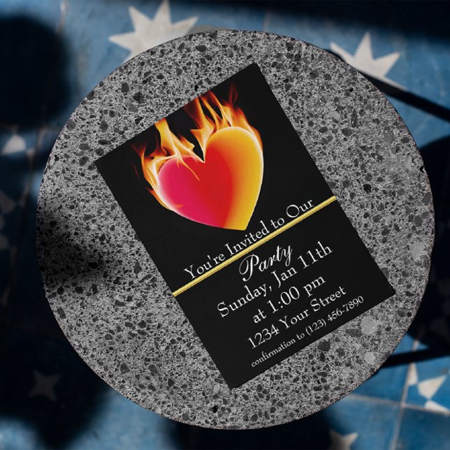 Invitación ¡Calentarse con Nuestro Fuego Fiesta! (Subido por el creador)