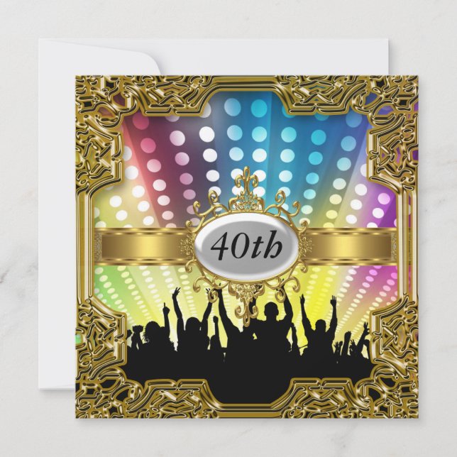 Invitación Caliente con Glamour para Fiesta de Cum (Anverso)