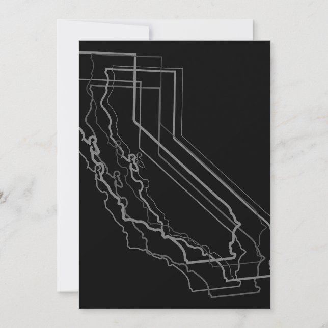 Invitación california blur (Anverso)