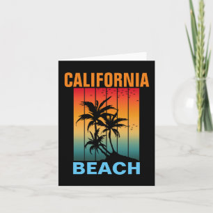 INVITACIÓN CALIFORNIA PLAYA VINTAGE RETRO PUESTA DE SOL  PERS