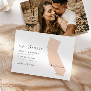 Invitación California State Save the Date Card