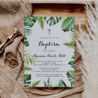 Caligrafía de la vegetación tropical de destino ba