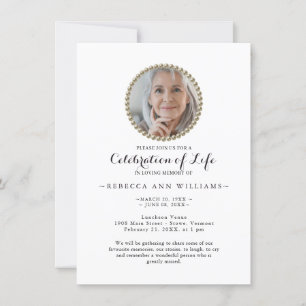 Invitación Caligrafía presupuestaria Foto Celebración de la v