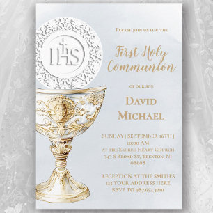 Invitación Cáliz Primera Comunión