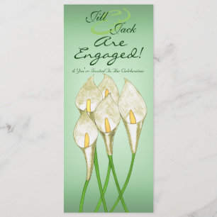 Invitación Calla Lilies (Blanco)