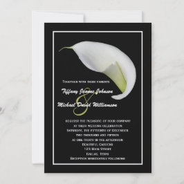 Invitación Calla Lilies Wedting - White Calla Lily