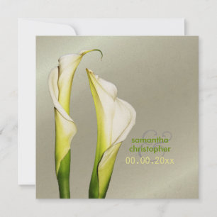 Invitación Calla lillies/invitaciones de boda