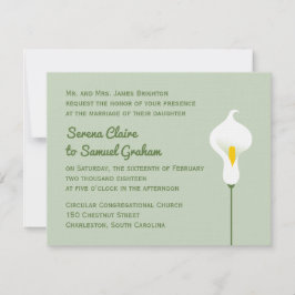 Invitación Calla Lily
