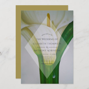Invitación Calla Lily Boda