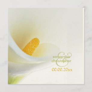 Invitación Calla lily/invitaciones de boda