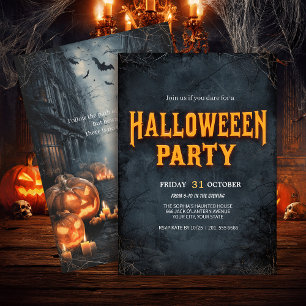 Invitación Calle Gótica Calle Calabaza Halloween