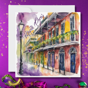 Invitación Calle Mardi Gras Bourbon