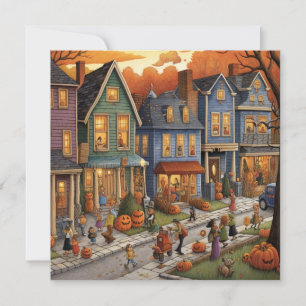 Invitación Calle Trick-or-Treat: Avenida de Parches de Calaba