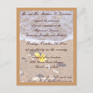 Invitación Callejones oceánicos para la cena