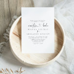Invitación Calligrafía Love Fancy Script Nuestra Boda Boda<br><div class="desc">Esta caligrafía ama la sofisticada escritura de nuestra boda boda boda boda boda boda boda boda boda boda es perfecta para un boda minimalista. El diseño,  sencillo y elegante,  presenta una tipografía de escritura clásica y elegante en blanco y negro.</div>