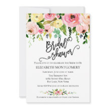 Calligrafía Watercolor Floral Brigada