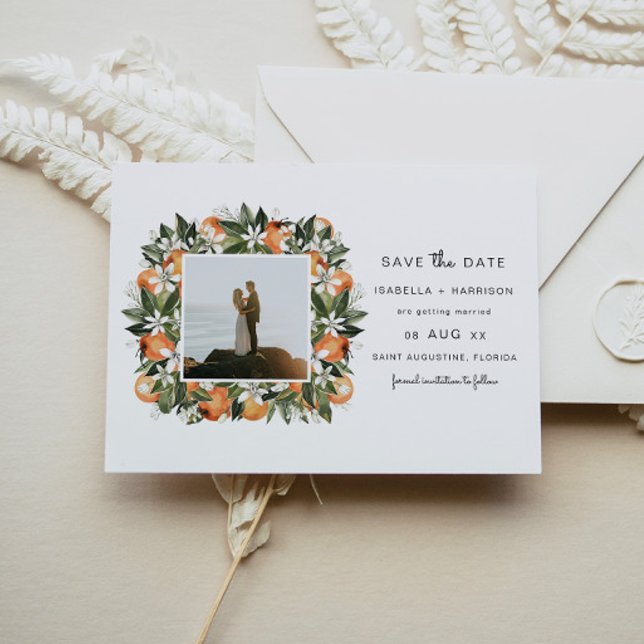 Invitación Calliope -Naranjas de acuarela fotograma (Subido por el creador)