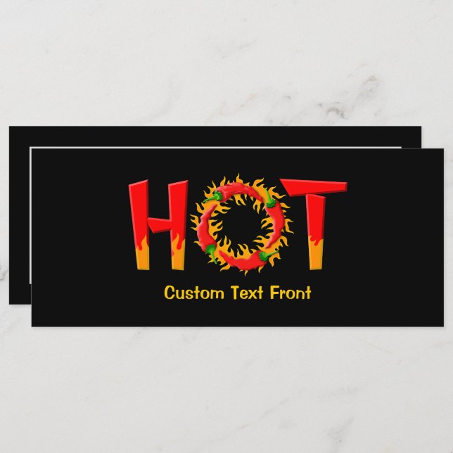 INVITACIÓN CALOR (Anverso / Reverso)