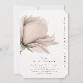 Invitación Calor de invierno Sola Gran Ducha Bridal Floral