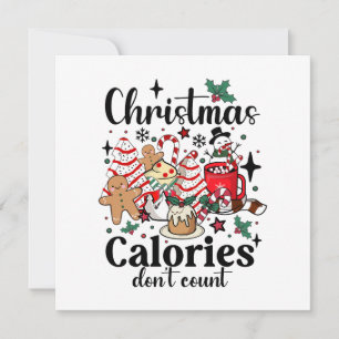 Invitación Calorías de navidades no cuentan