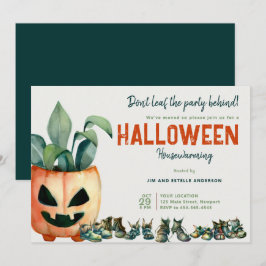 Invitación Calzado de calabaza para Fiesta Calentador de Hall