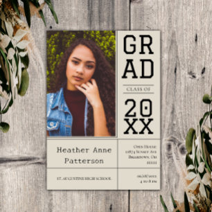 Invitación Cámara Abierta de Graduación de Fotografía Invit