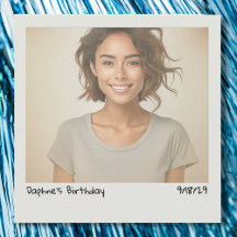 Cámara instantánea retro vintage Cumpleaños de la 