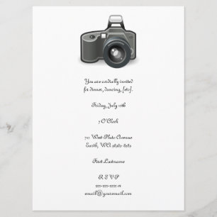Invitación Cámara SLR