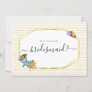 Invitación Camaradas acuáticas serás mi dama de honor