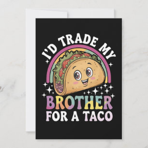 Invitación Cambiaría a mi hermano por un taco Cinco De Mayo
