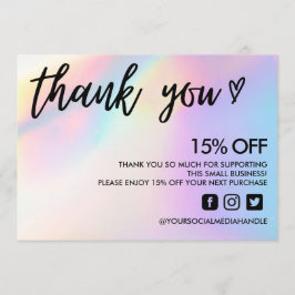 Invitación Cambio de color Gracias Corazón