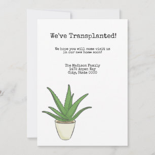 Invitación Cambio de dirección de Aloe