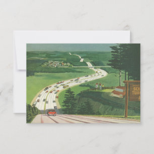 Invitación Cambio de dirección de antiguas carreteras escénic