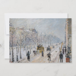 Invitación Camille Pissarro - Boulevares exteriores, efecto n