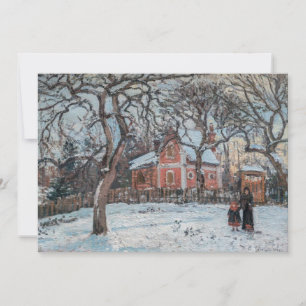 Invitación Camille Pissarro - Chataigniers a Louvecienne