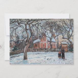 Invitación Camille Pissarro - Chataigniers a Louvecienne