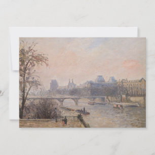 Invitación Camille Pissarro - El Sena y el Louvre