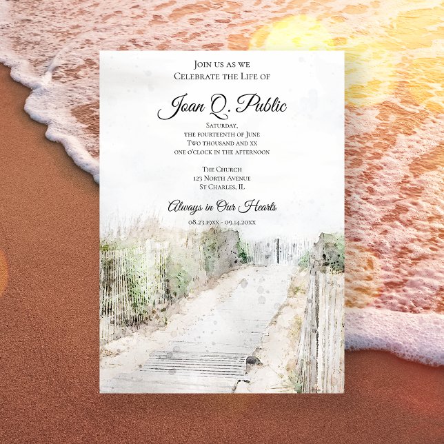 Invitación Caminata en barco a la celebración de la vida (Subido por el creador)