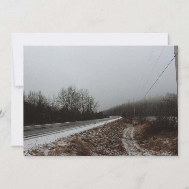 Invitación Camino al abismo (Anverso)