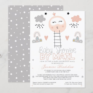 Invitación Camino Baby Shower de larga distancia a la luna