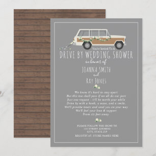 Invitación Camino de distanciamiento social por boda, ducha g