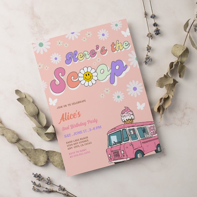 Invitación Camión de Helados Sirve 2do Cumpleaños (Subido por el creador)