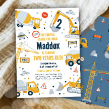 Camión de remolque amarillo de la construcción Niñ